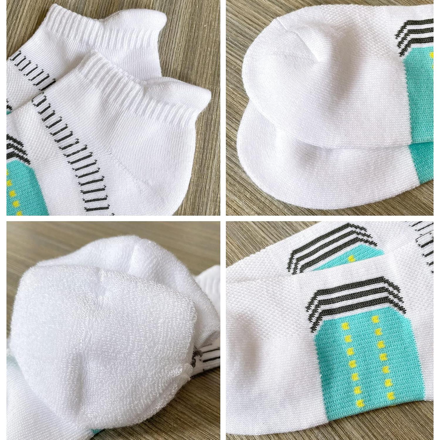 Calcetines de Tobillo para Correr Suaskk 5 Pares Mujeres