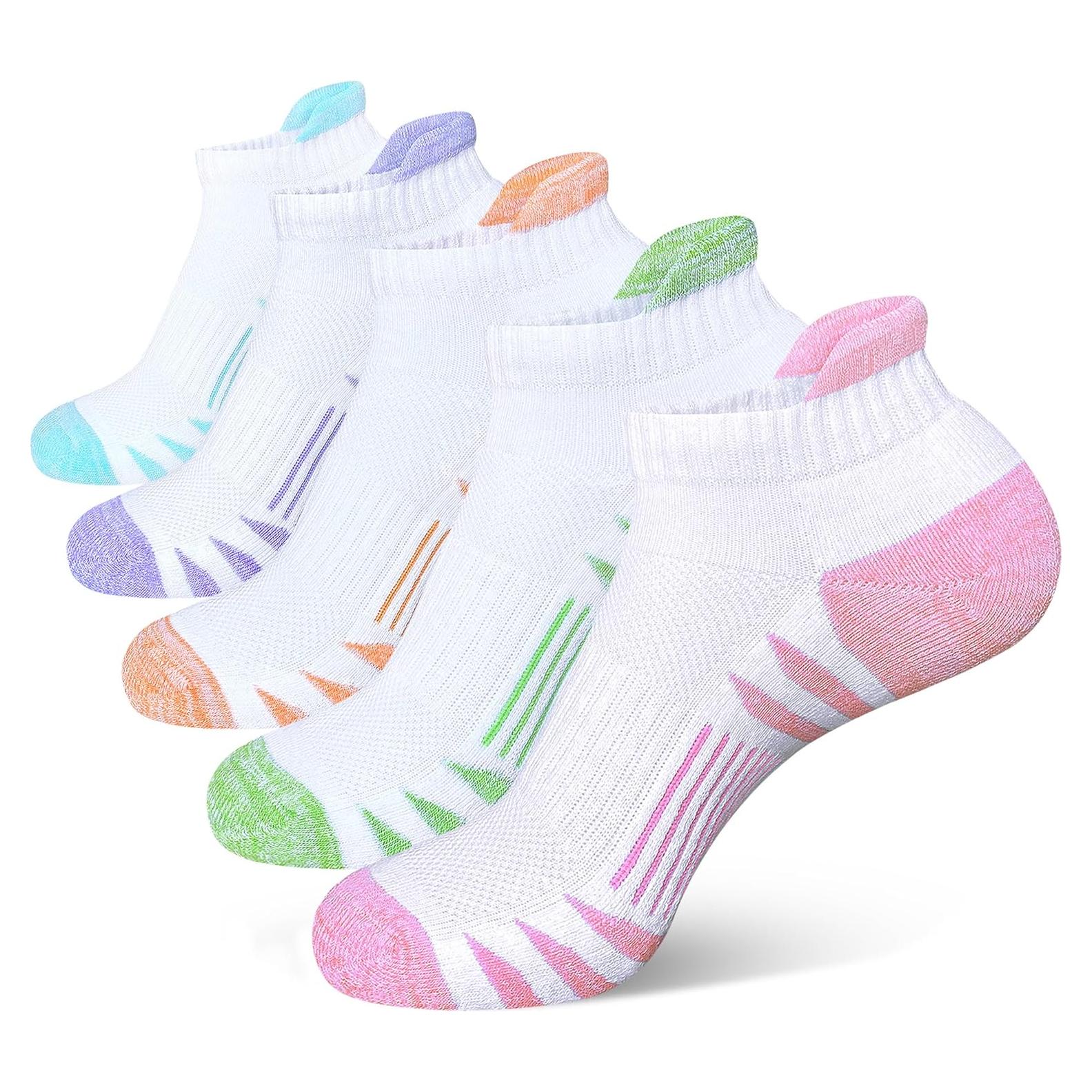 Calcetines Deportivos Heyoboy para Mujeres 5 Pares Anti-ampollas