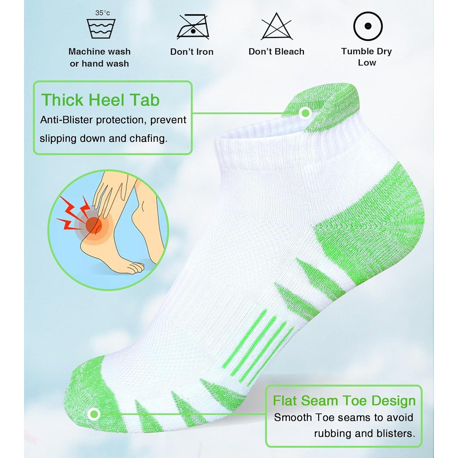 Calcetines Deportivos Heyoboy para Mujeres 5 Pares Anti-ampollas