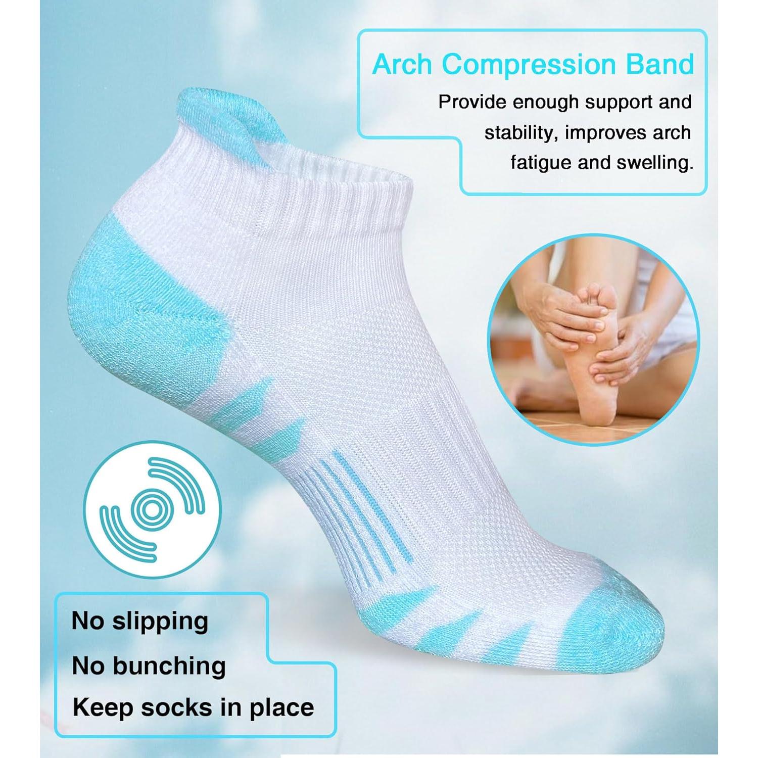 Calcetines Deportivos Heyoboy para Mujeres 5 Pares Anti-ampollas