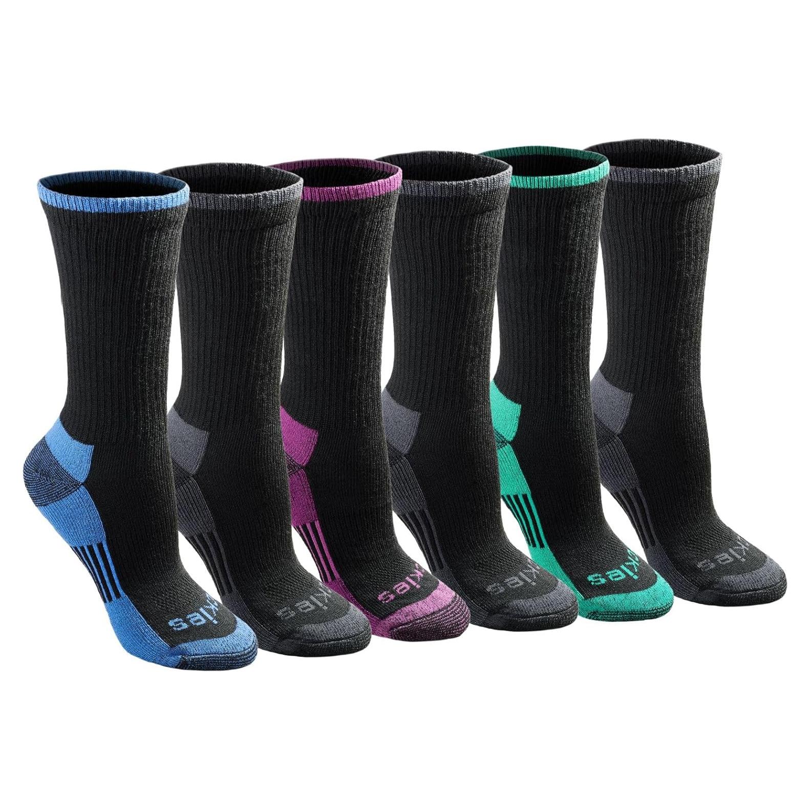 Calcetines Dri-Tech para Mujeres Dickies - Control de Humedad 6 Pares