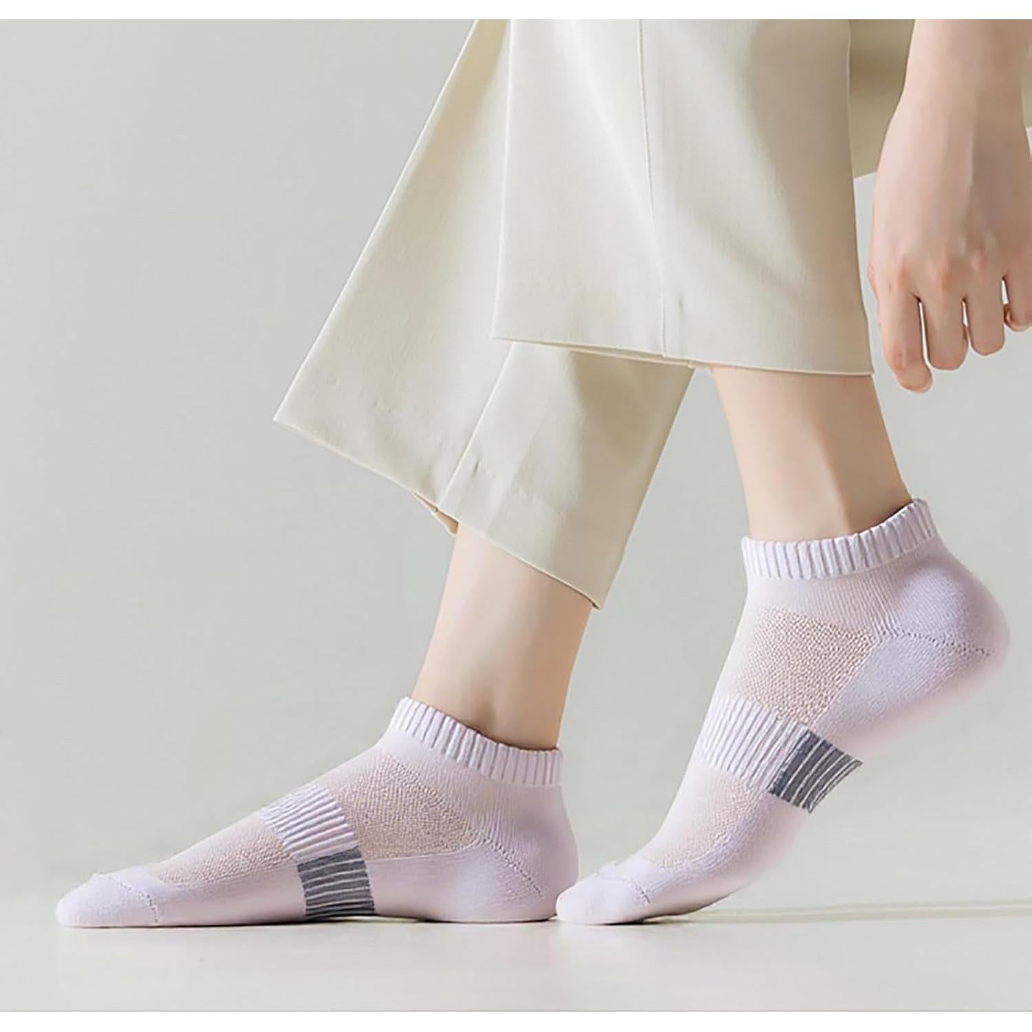 12 Pares de Calcetines Atléticos de Tobillo para Mujeres