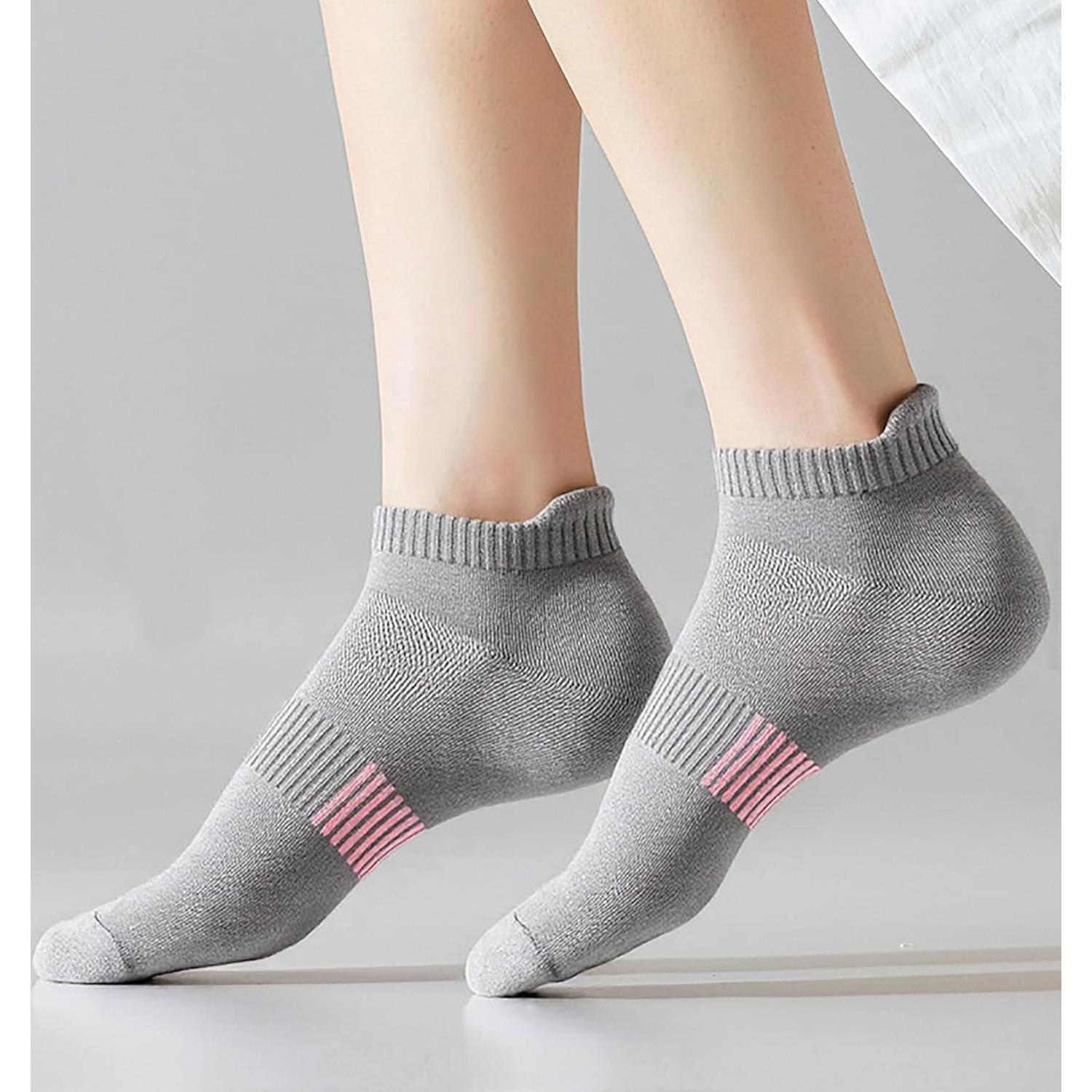 12 Pares de Calcetines Atléticos de Tobillo para Mujeres