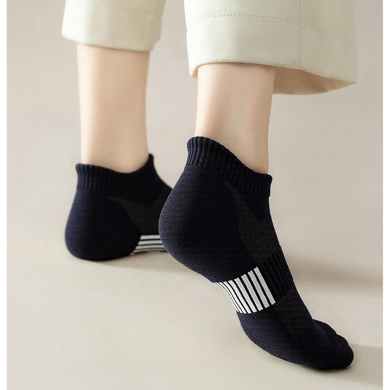 12 Pares de Calcetines Atléticos de Tobillo para Mujeres