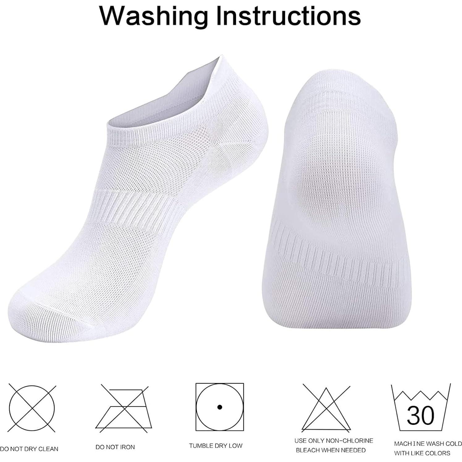 Calcetines de Running para Mujer Brookhaus - 6 Pares Blancos