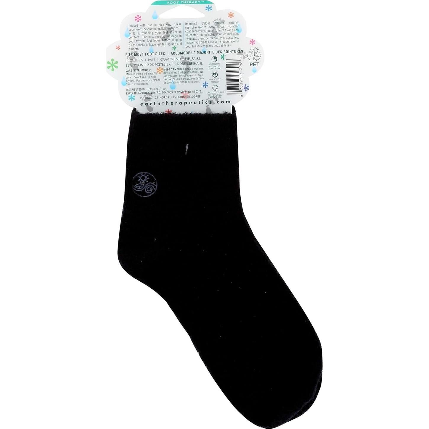 Calcetines de Aloe Vera Earth Therapeutics - Hidratación Pies Secos