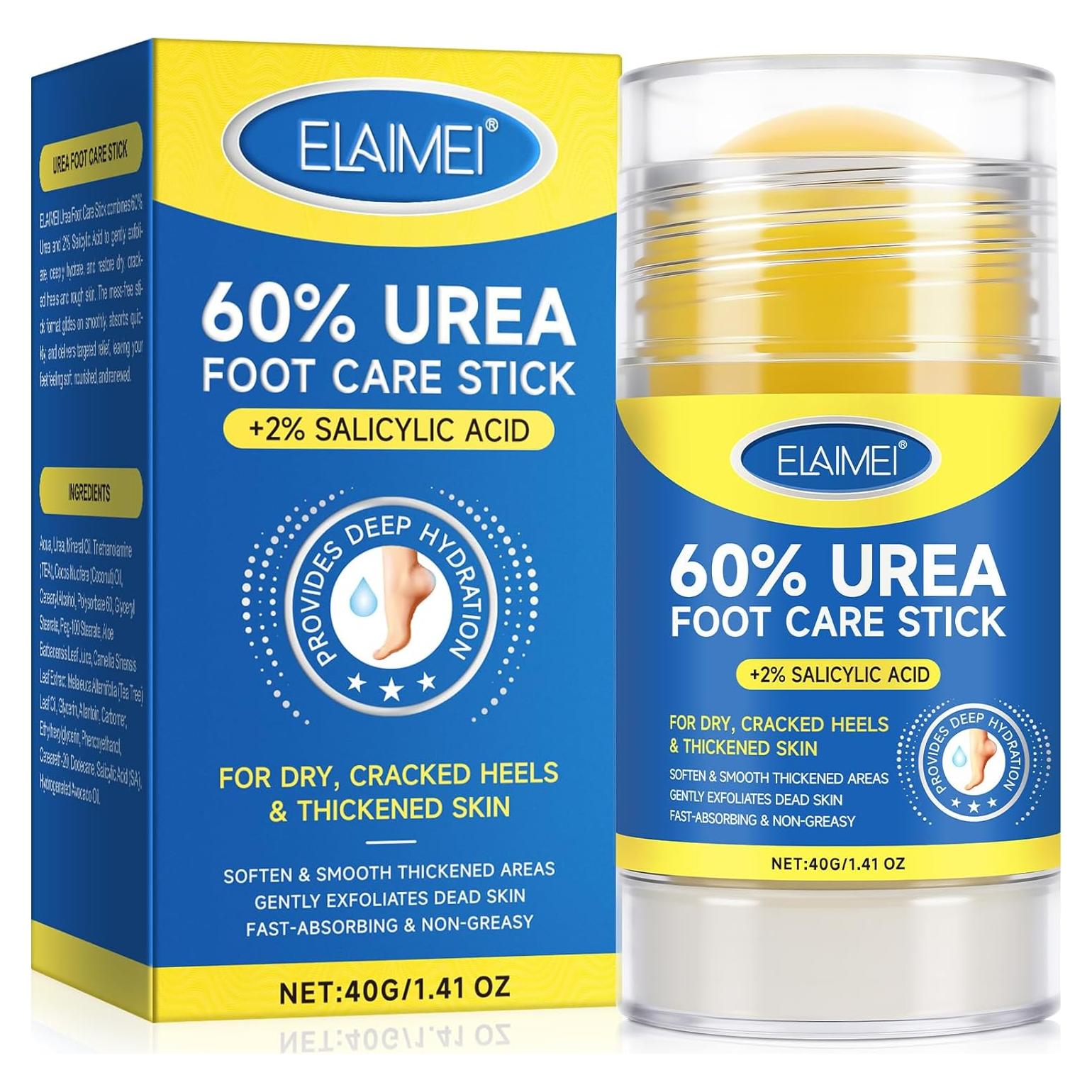 Crema en Barra 60% Urea + 2% Ácido Salicílico para Pies