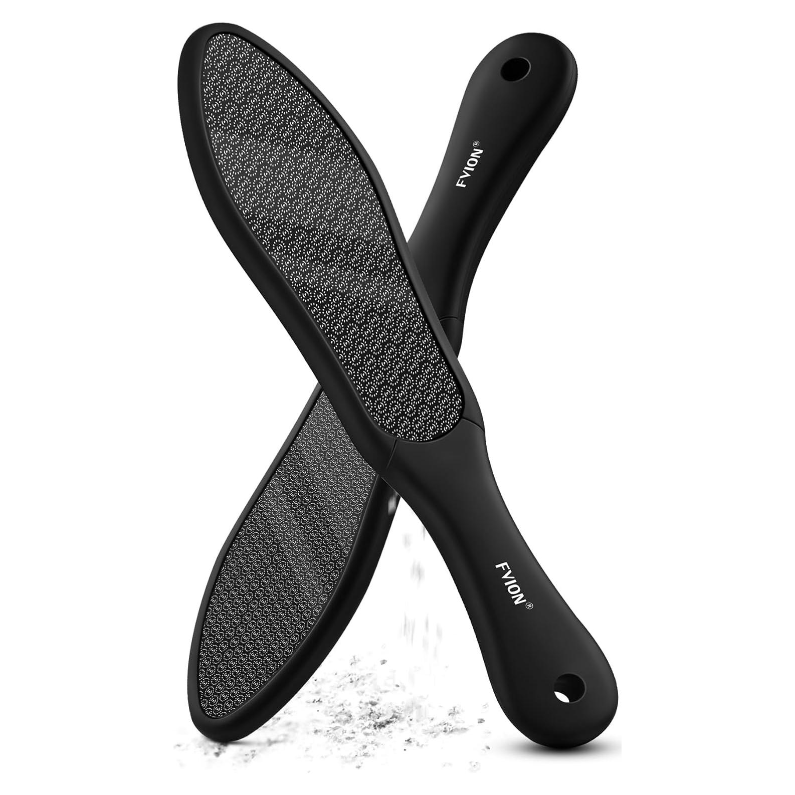 Lima de Pie de Cristal Nano FVION Doble Cara para Callos - Negro