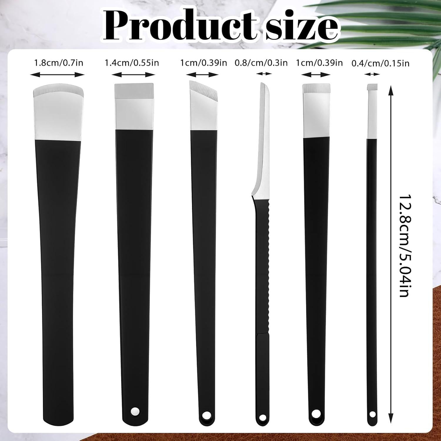 Kit de Pedicura Profesional Gtziqa 6 Piezas Acero Inoxidable