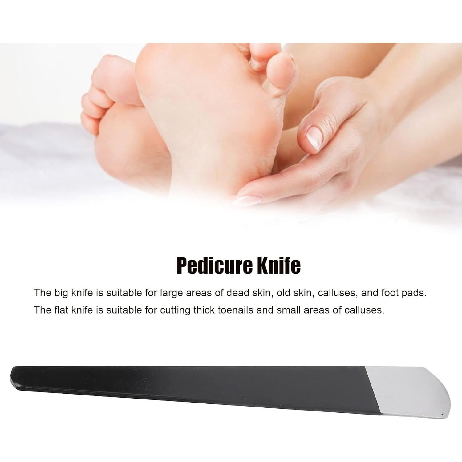 Cuchillo de Pedicura Yosoo de Acero Inoxidable 15.9cm