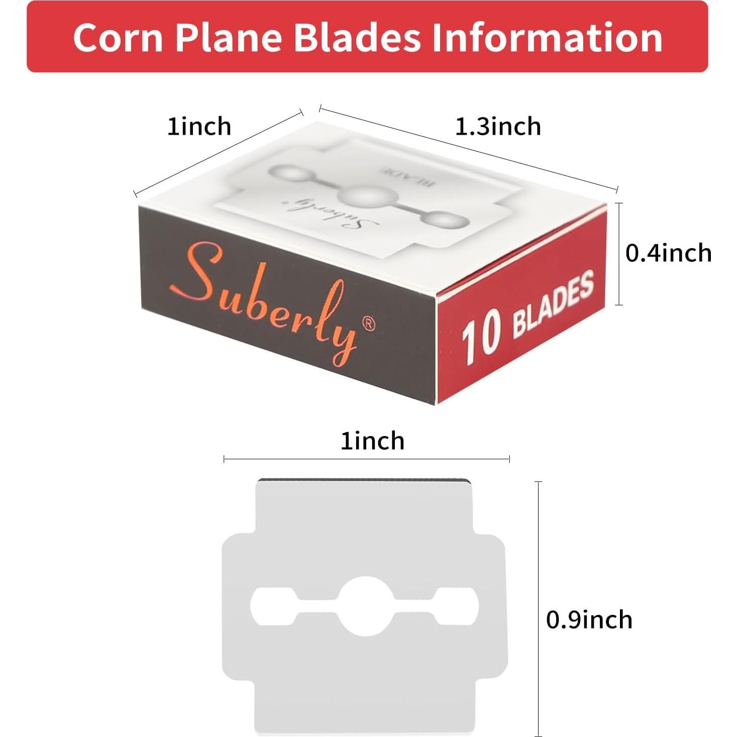 Juego de 60 Cuchillas de Repuesto GLGQ para Raspador de Callos