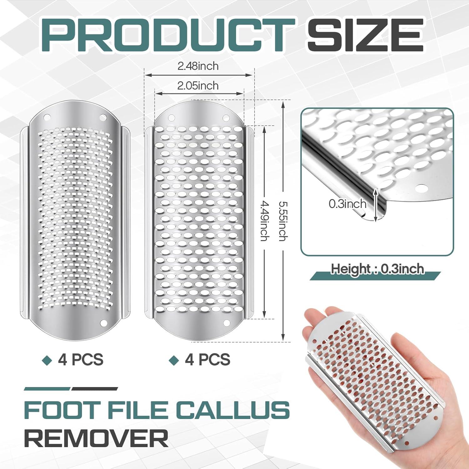 Lima para Pies Moxweyeni 8 Pcs Acero Inoxidable Removedor Callos