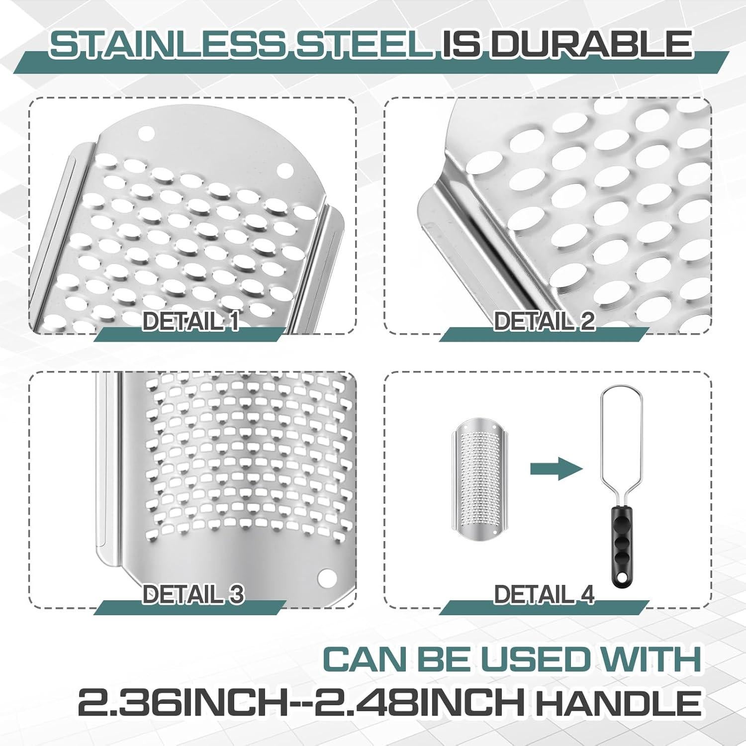 Lima para Pies Moxweyeni 8 Pcs Acero Inoxidable Removedor Callos