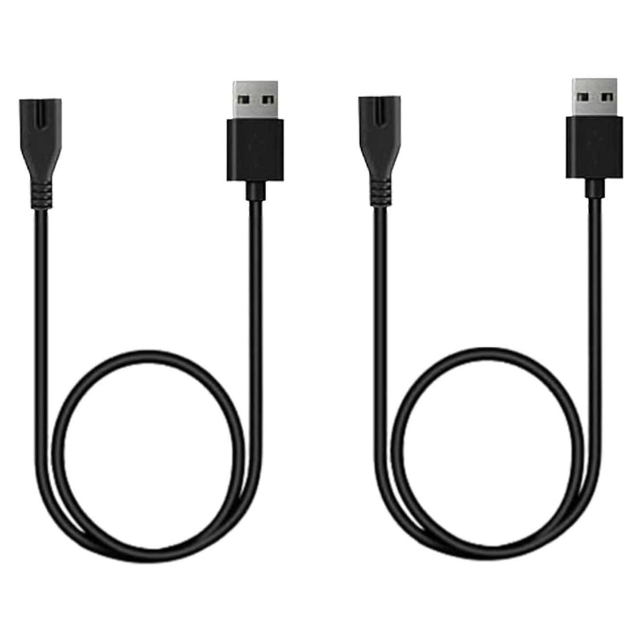 Paquete de 2 Cables de Carga USB Crevauh para Lima de Pies