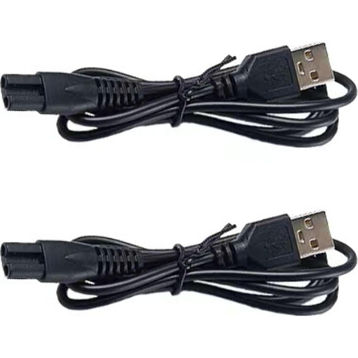 Paquete de 2 Cables de Carga USB Crevauh para Lima de Pies