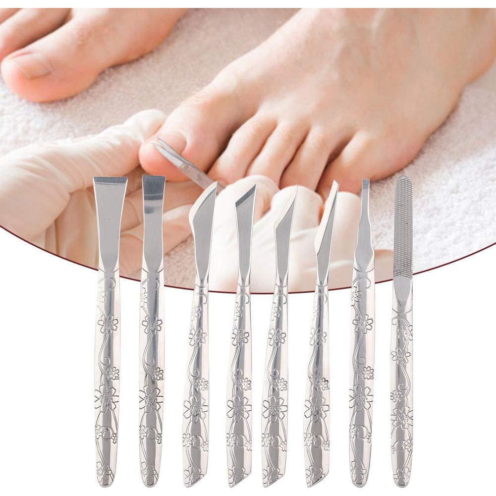 Set de Pedicura Profesional 8 Piezas Acero Inoxidable Diydeg