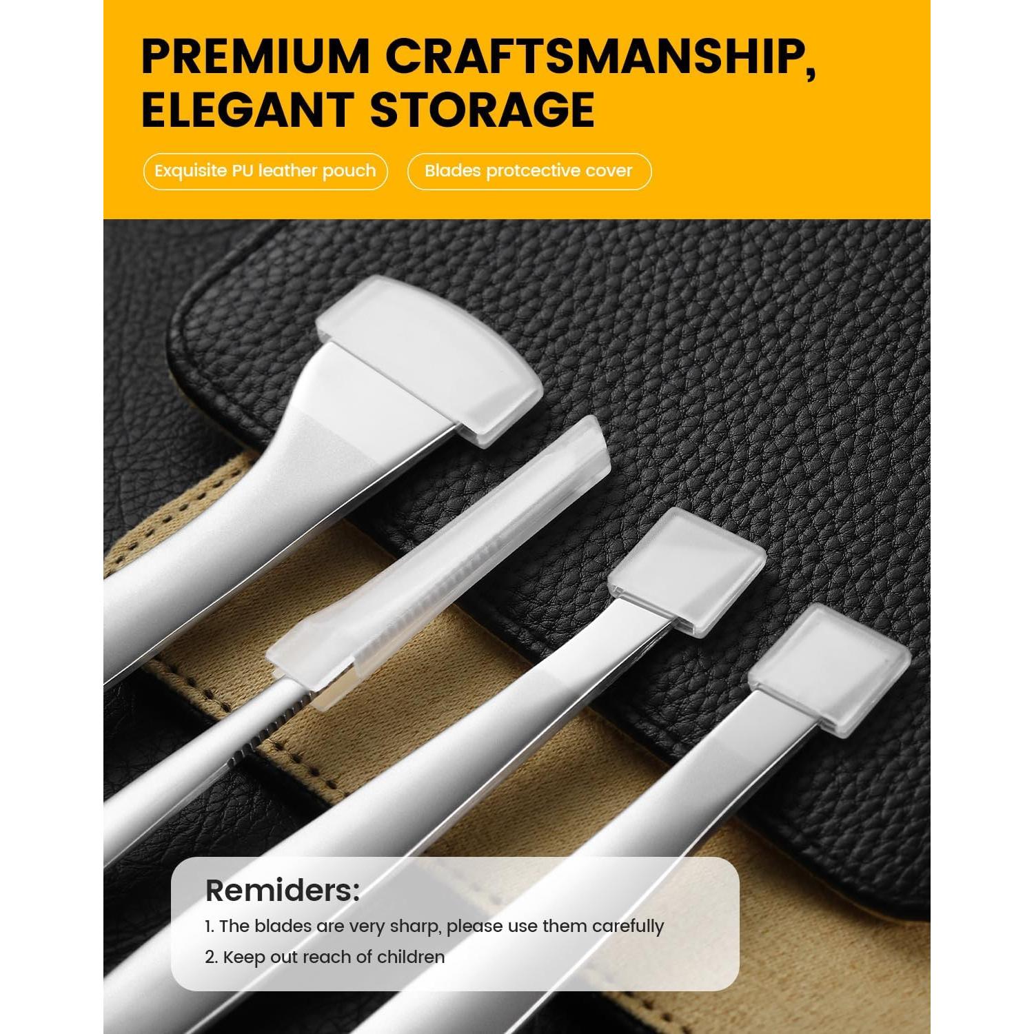 Kit de Pedicura BEZOX 4 Piezas - Eliminación de Uñas Encarnadas y Callos