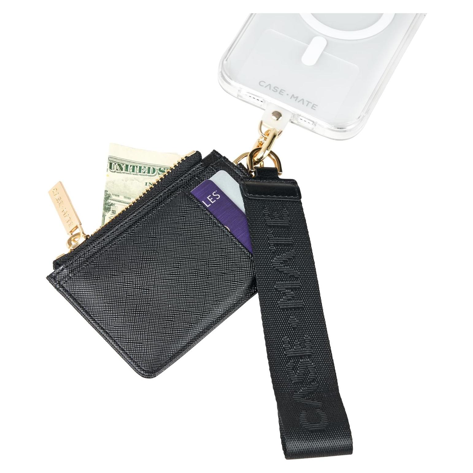 Correa para Teléfono Case-Mate con Monedero Desmontable Negro