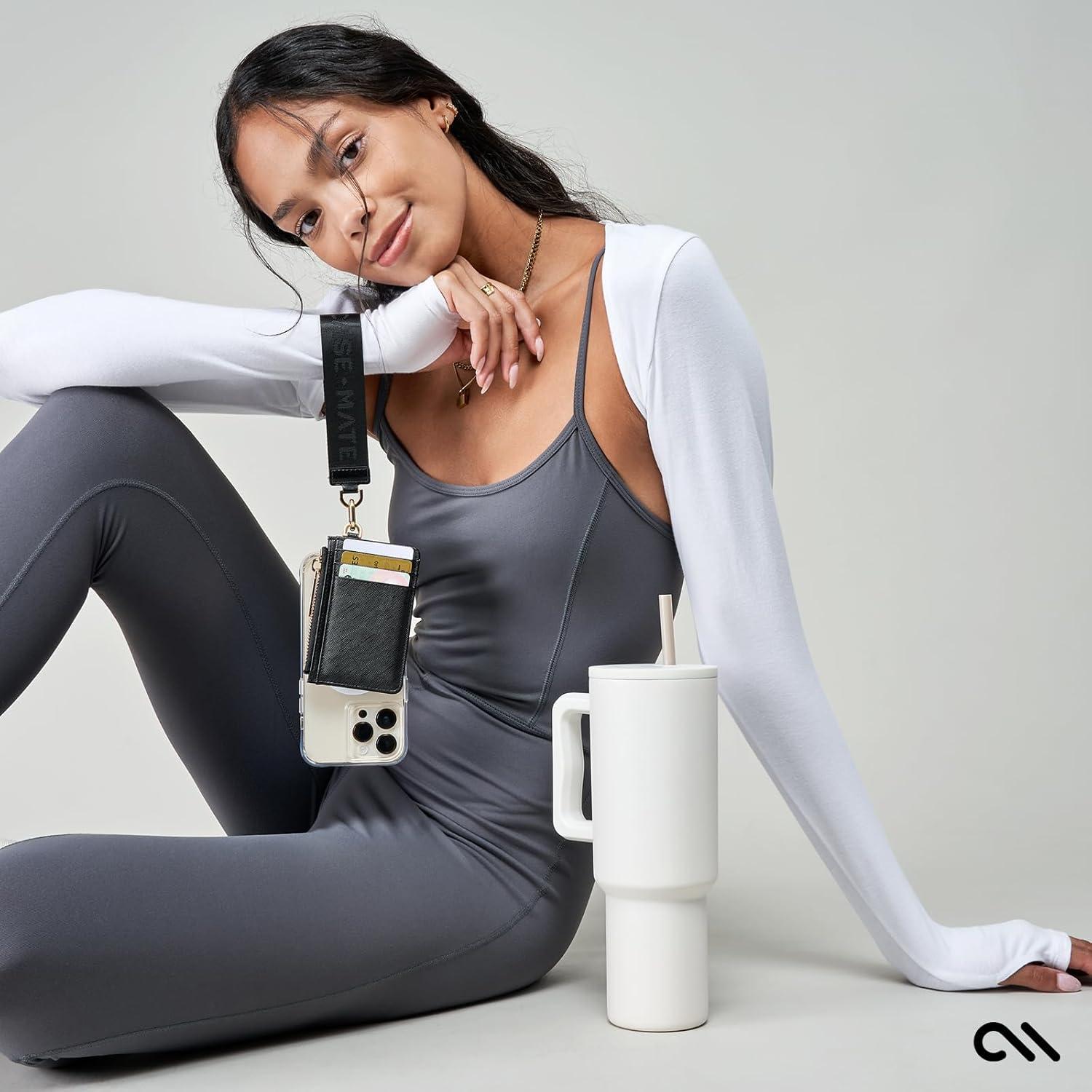 Correa para Teléfono Case-Mate con Monedero Desmontable Negro