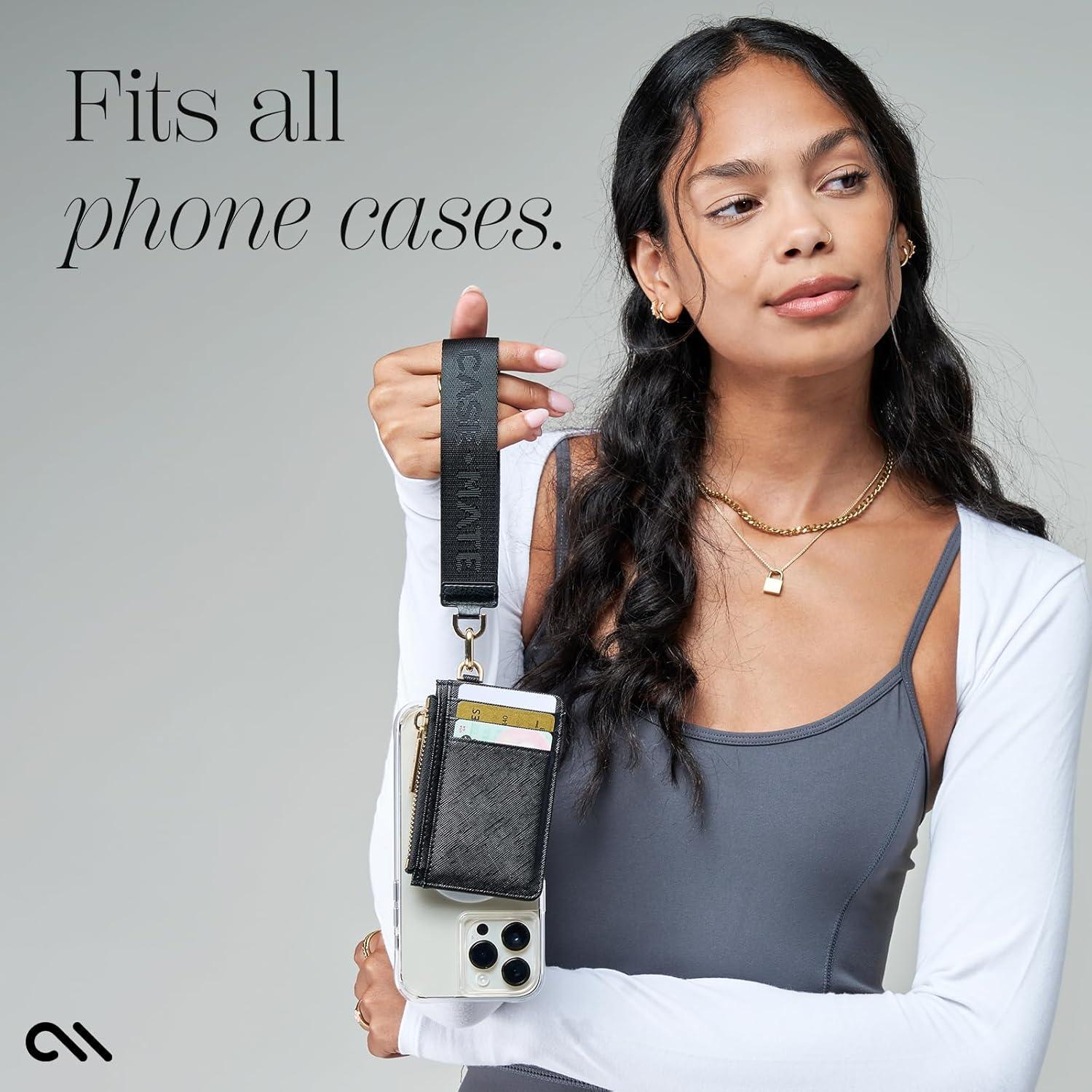 Correa para Teléfono Case-Mate con Monedero Desmontable Negro