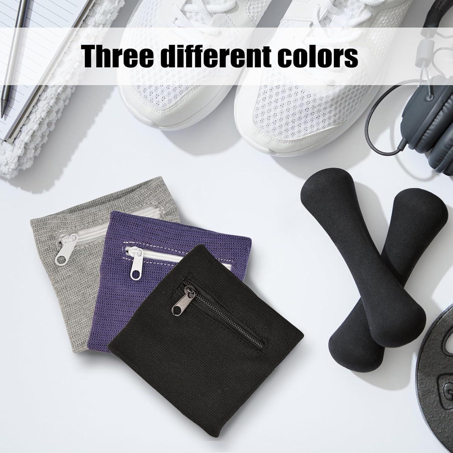 6 Piezas Cartera de Muñeca con Cremallera Flylin - 8x8cm