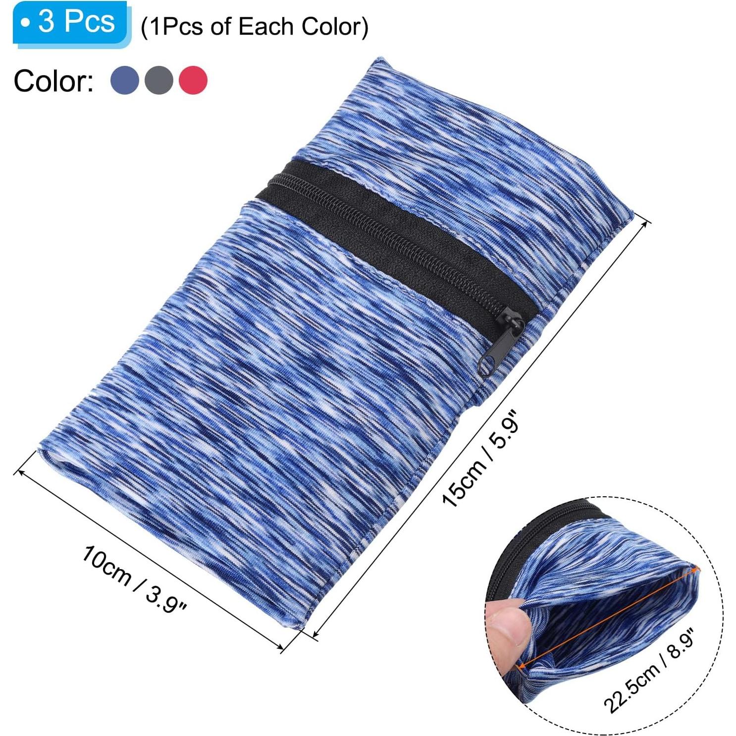 Cartera de Muñeca PATIKIL con Cremallera para Deportes