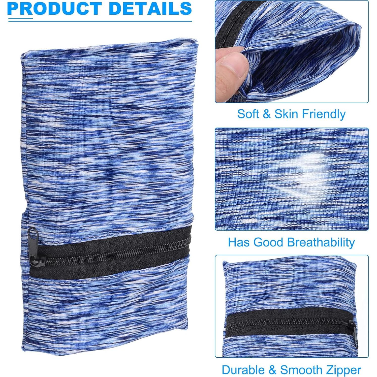 Cartera de Muñeca PATIKIL con Cremallera para Deportes