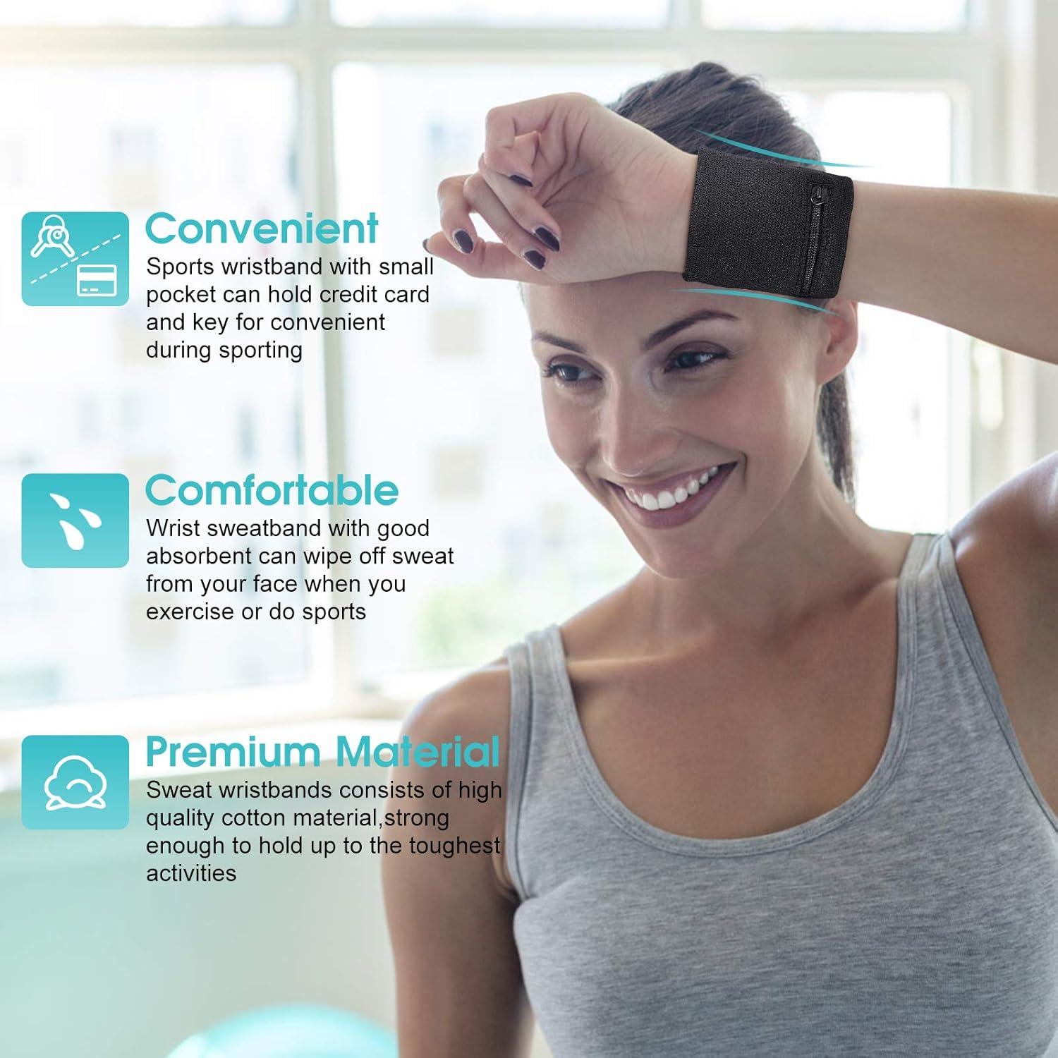 Billetera de Muñeca Alomejor Resistente al Agua para Deportes