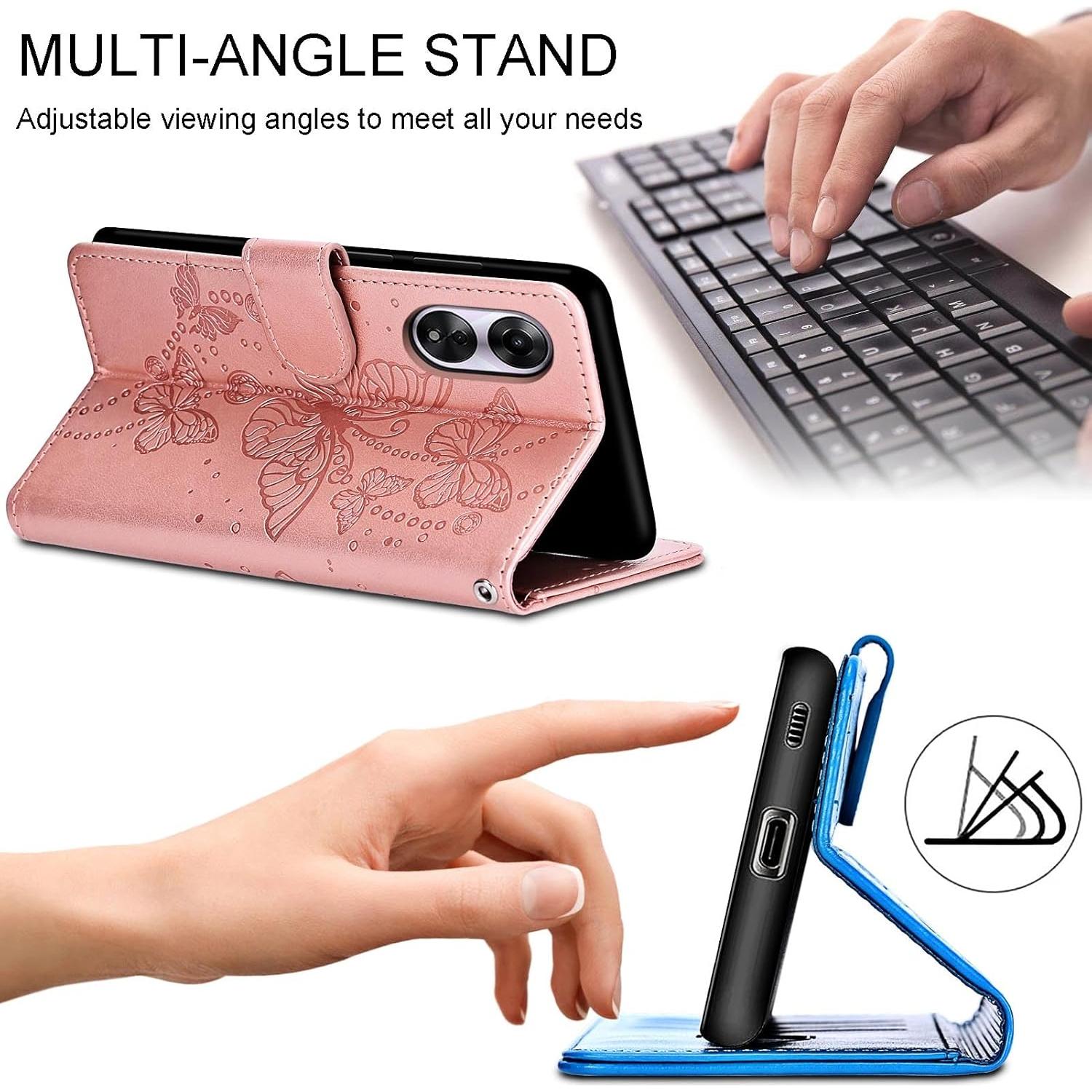 Funda de billetera SASYMALY para iPhone 17 Pro 6.3" con soporte