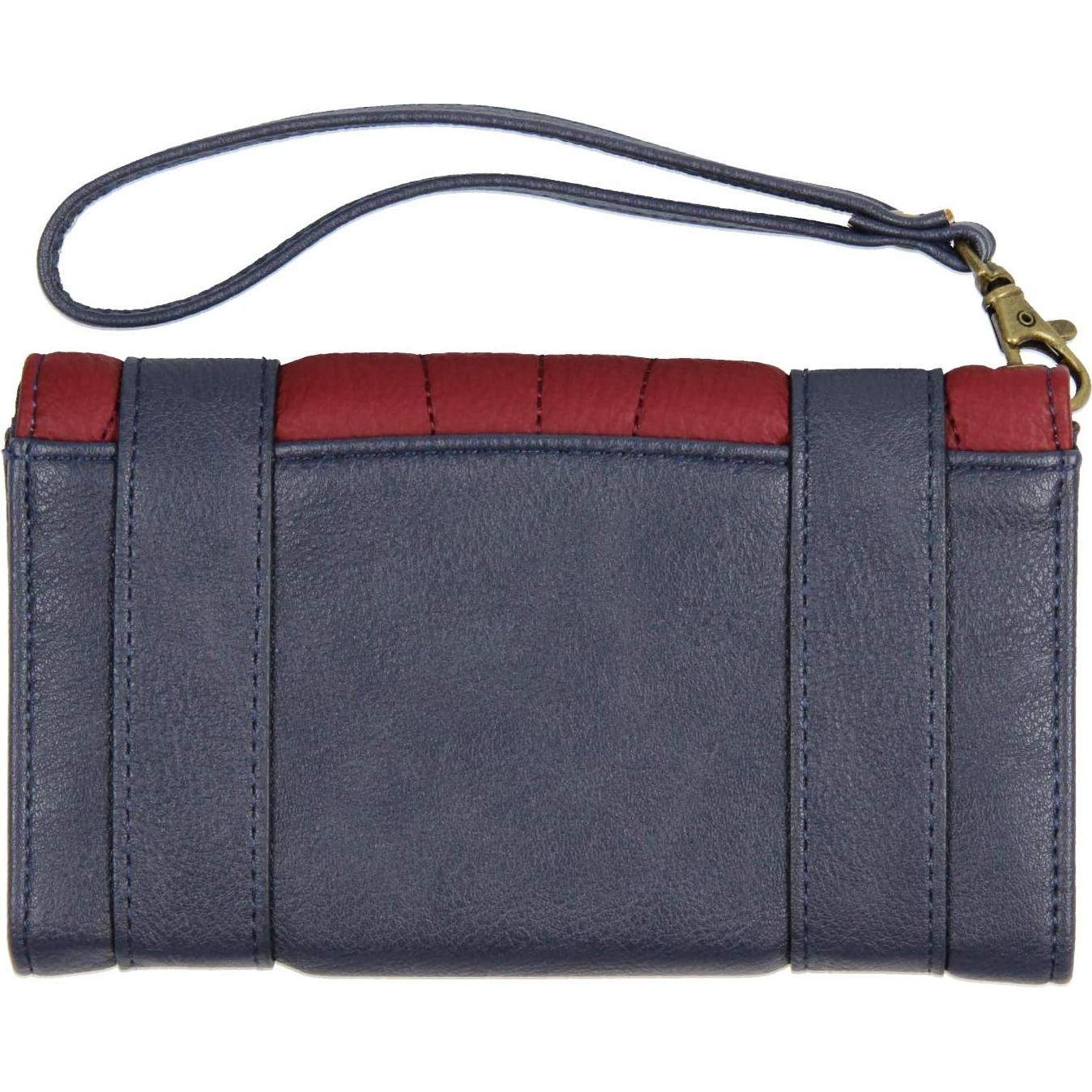 Billetera Clutch Wonder Woman Bioworld con Solapa Frontal