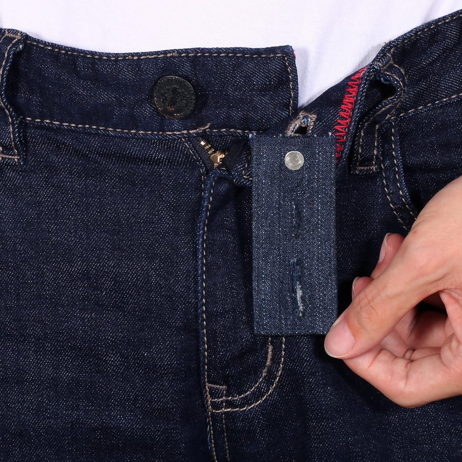 Extensores de Cintura TOODOO 9 Piezas Ajustables Mezclilla