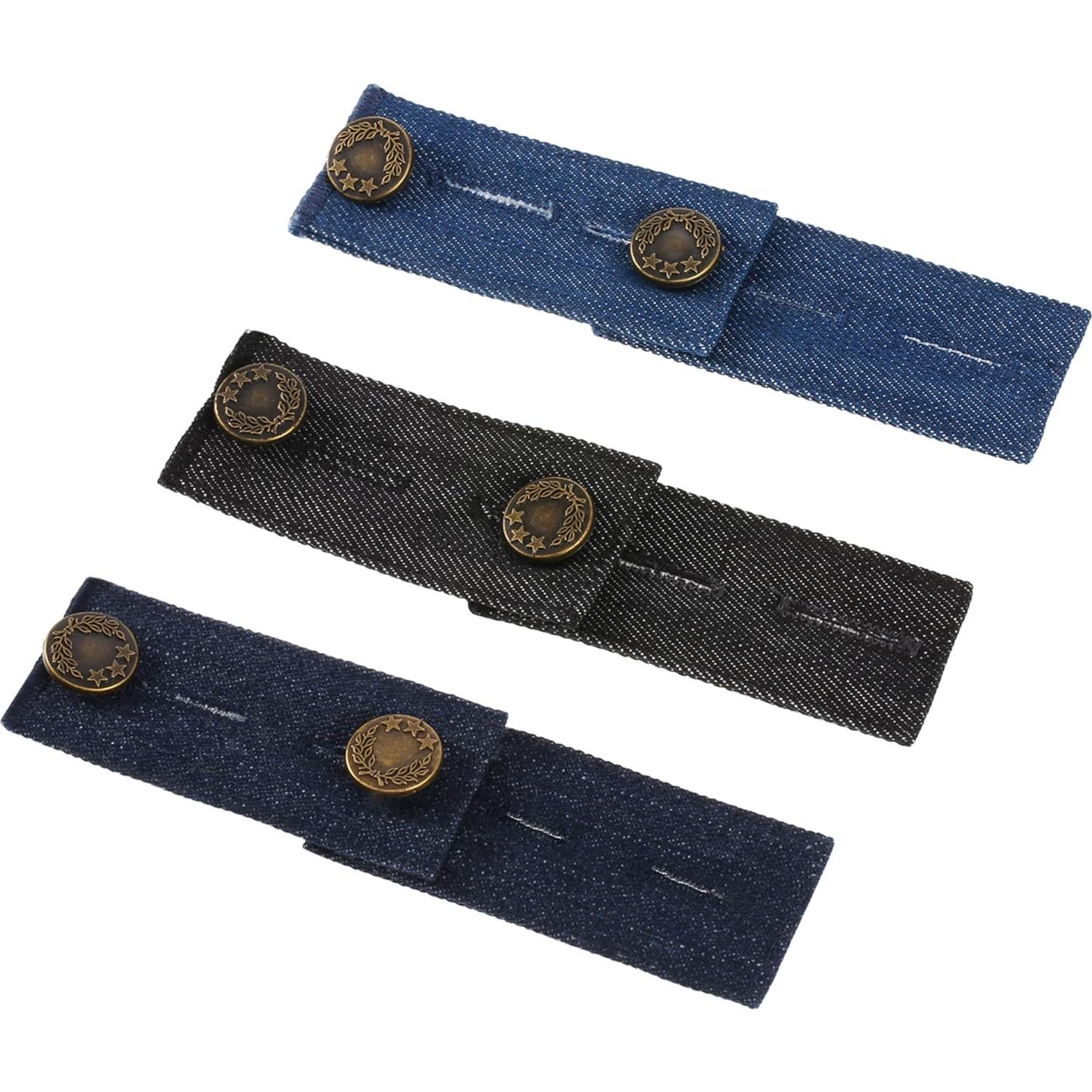 Extensores de Cintura TOODOO 9 Piezas Ajustables Mezclilla