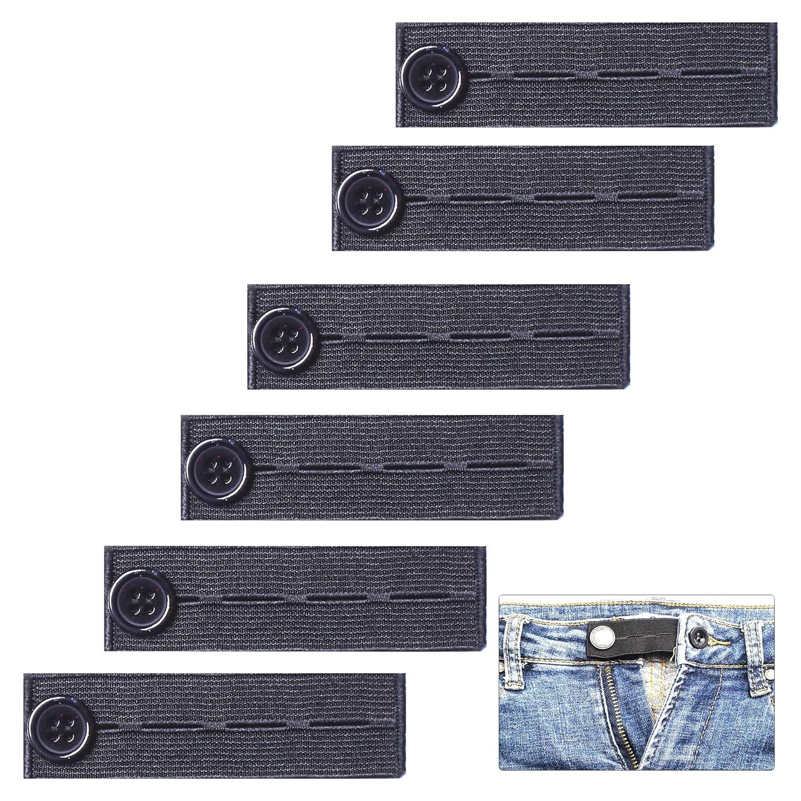 Extensores de Cintura Elásticos AXEN - Paquete de 6 Piezas