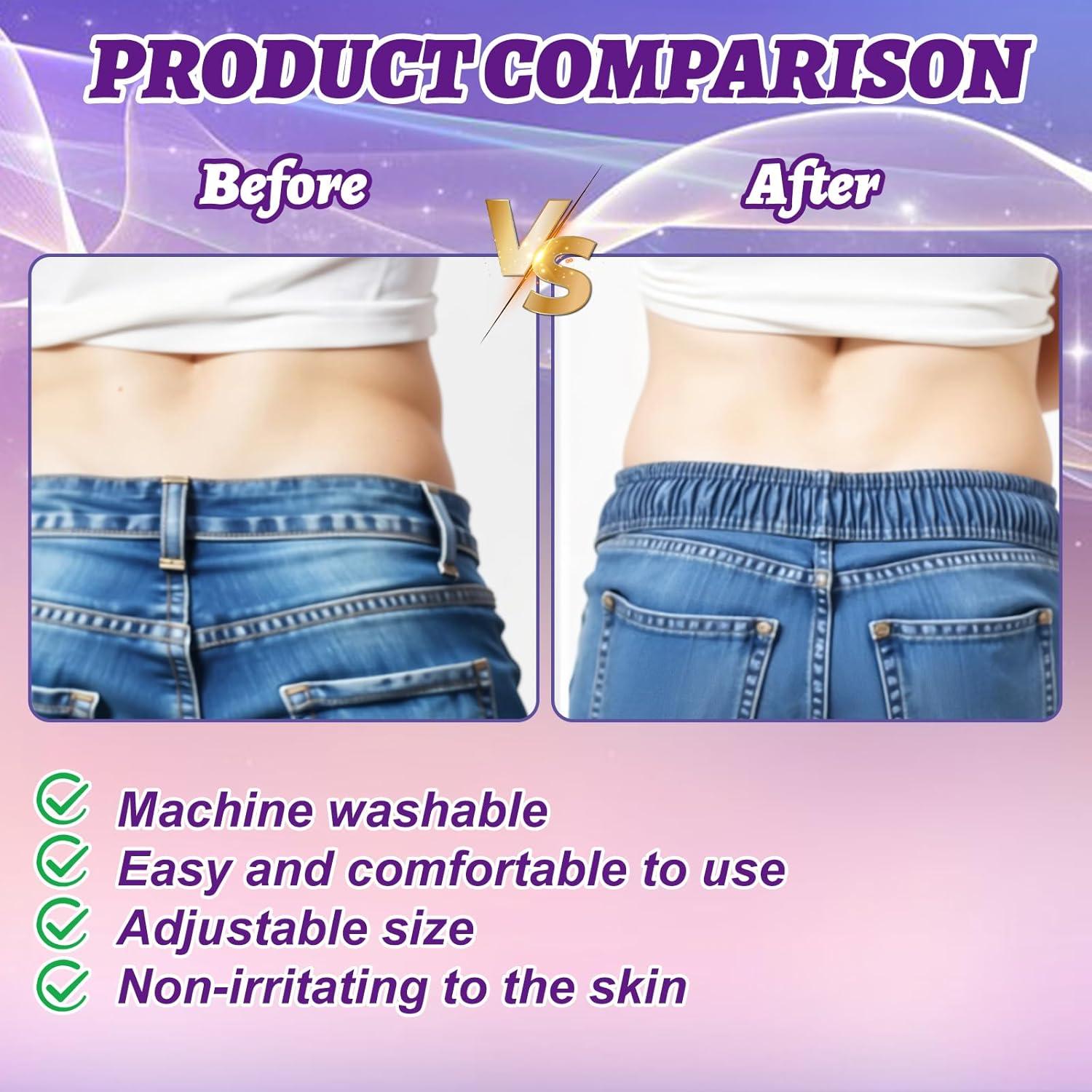 6 Ajustadores de Cintura de Botón para Pantalones - Universal