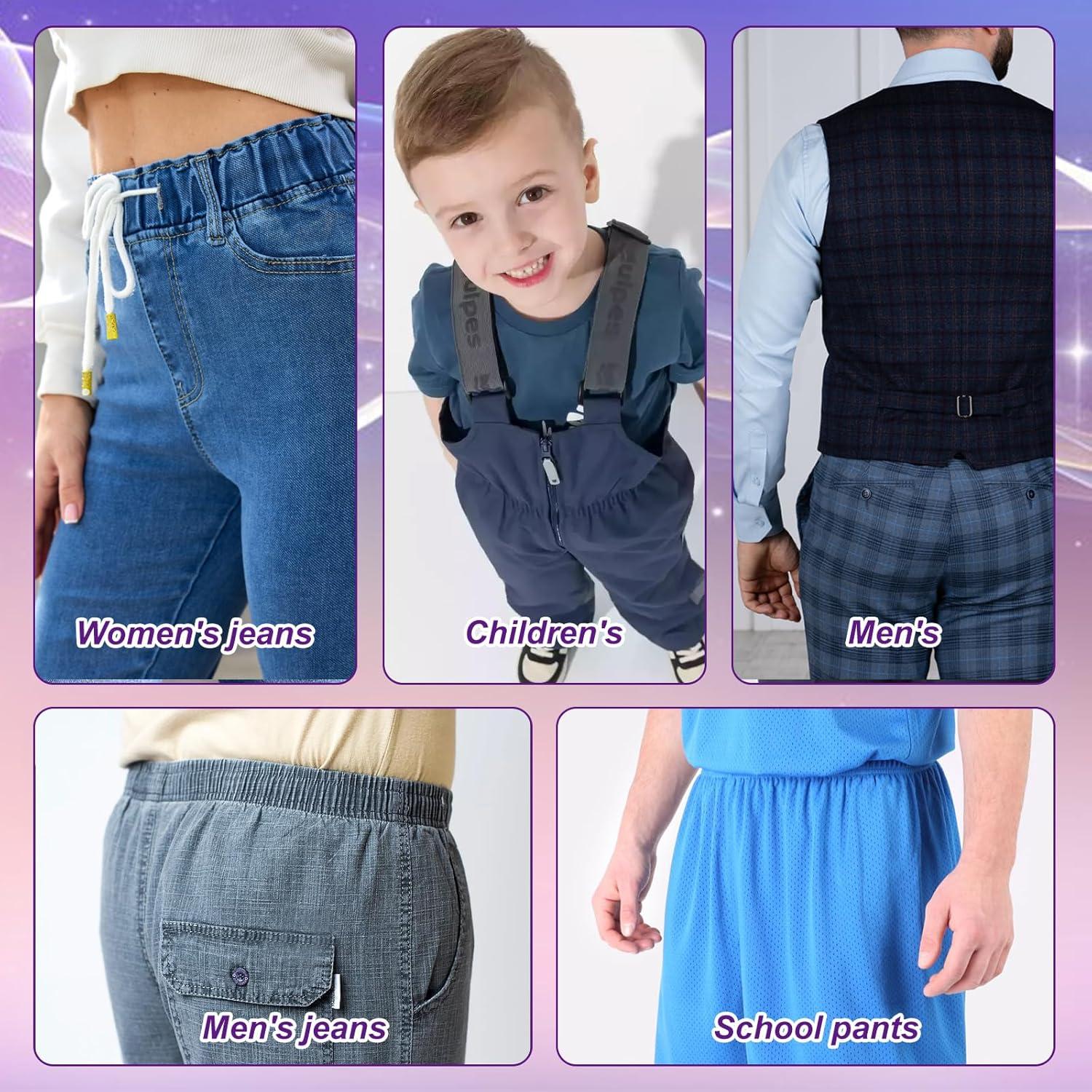 6 Ajustadores de Cintura de Botón para Pantalones - Universal