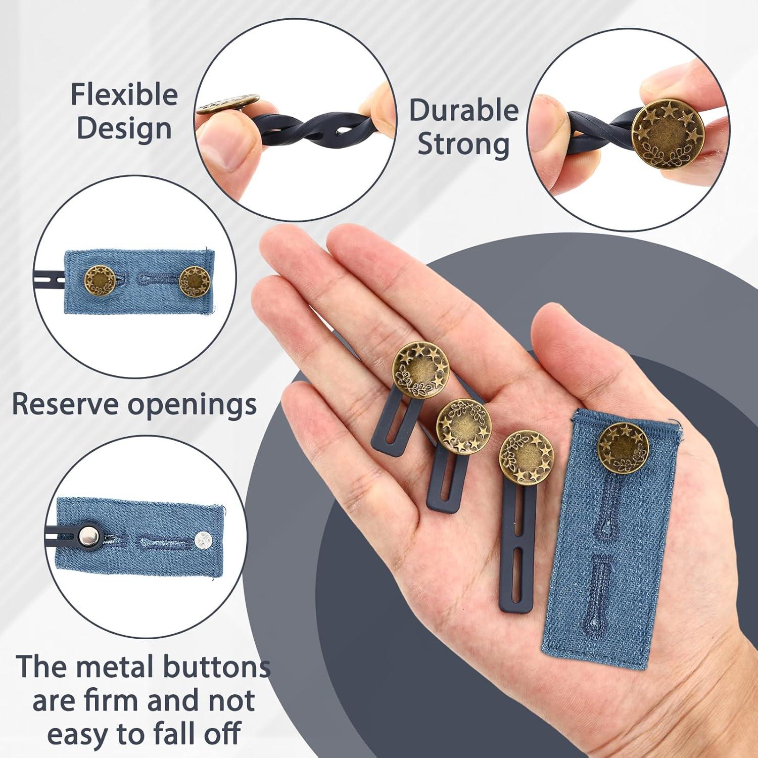 Extensores de Cintura KOICDO 14 Piezas Ajustables para Pantalones