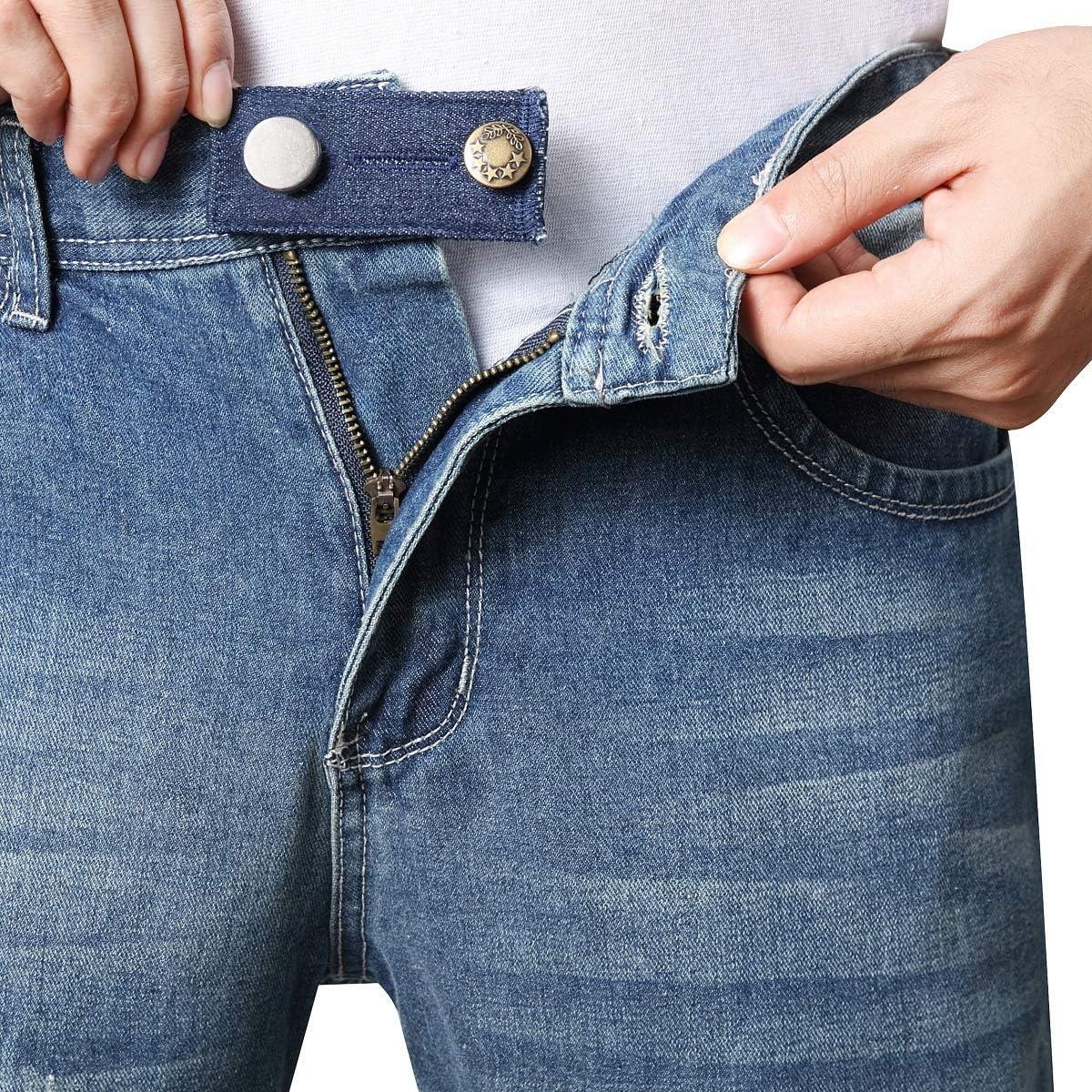 Extensores de Cintura Denim Zousen - Paquete de 6 Ajustables