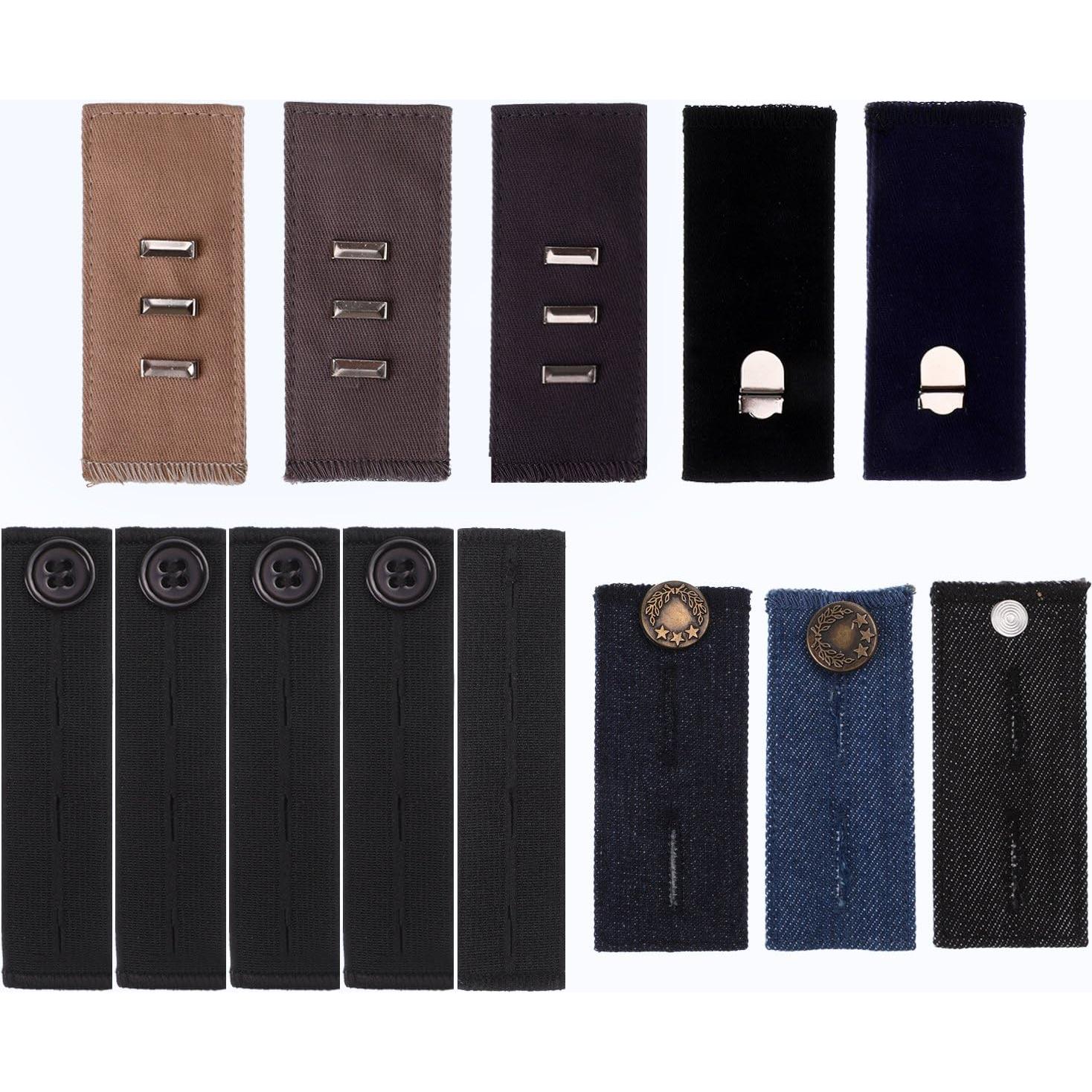 Juego de 13 Extensores de Cintura Elásticos Skylety Ajustables