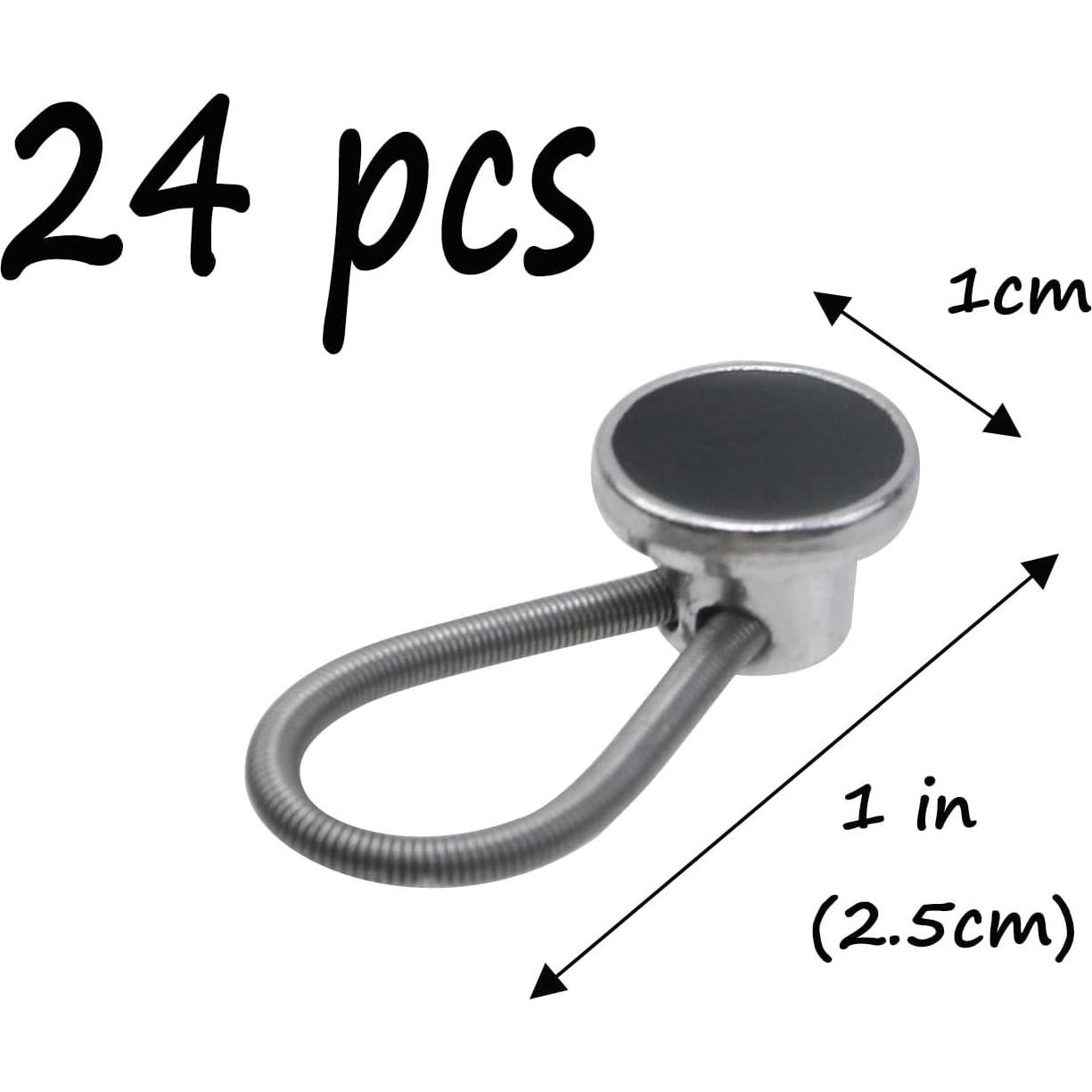 Extensores de Cuello Semetall 24 Piezas Negro 2.54 cm