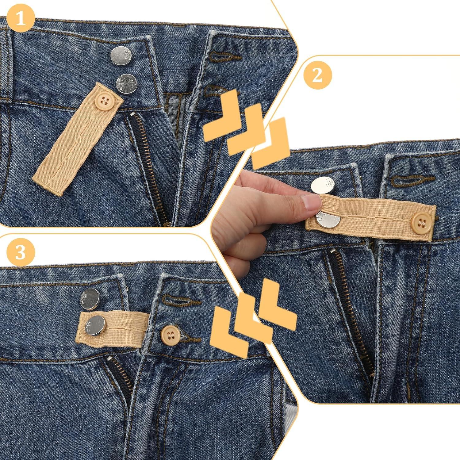 Extensores de Cintura Elásticos LXUEJIE 10 Piezas 8.5cm