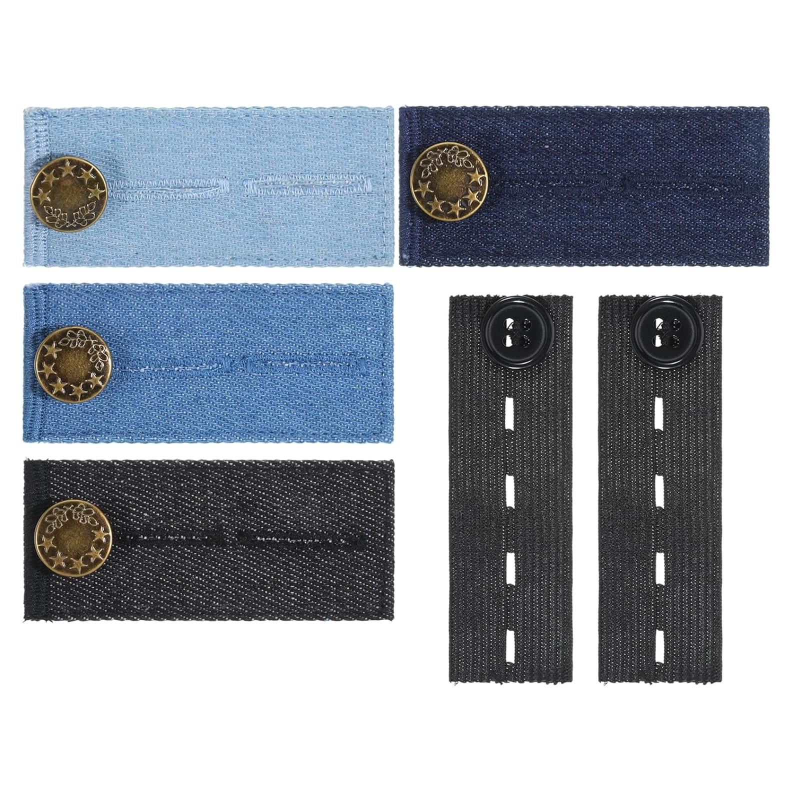 Extensores de Cintura para Jeans IANFAN 6 Pcs Ajustables