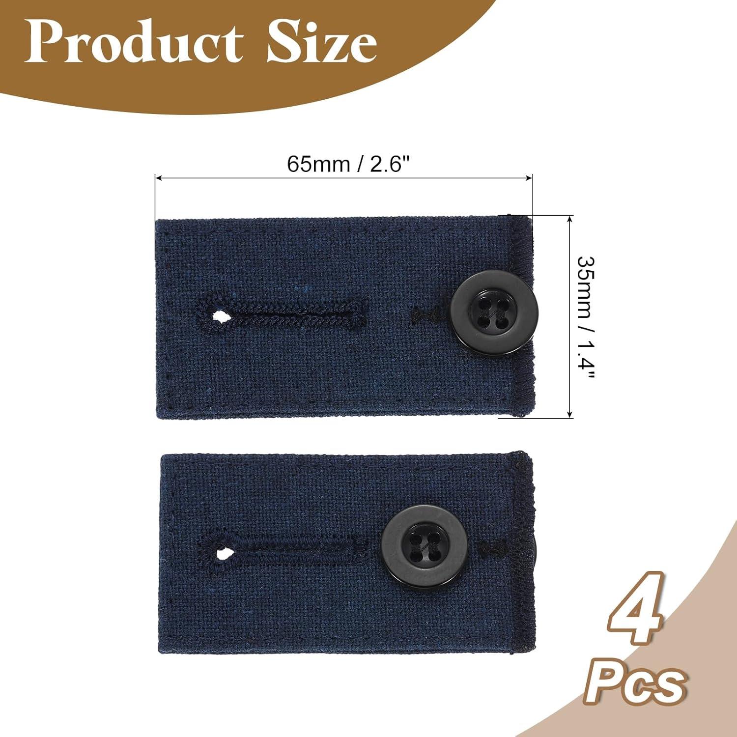 Extensores de Cintura Ajustables uxcell 4 Pcs para Pantalones