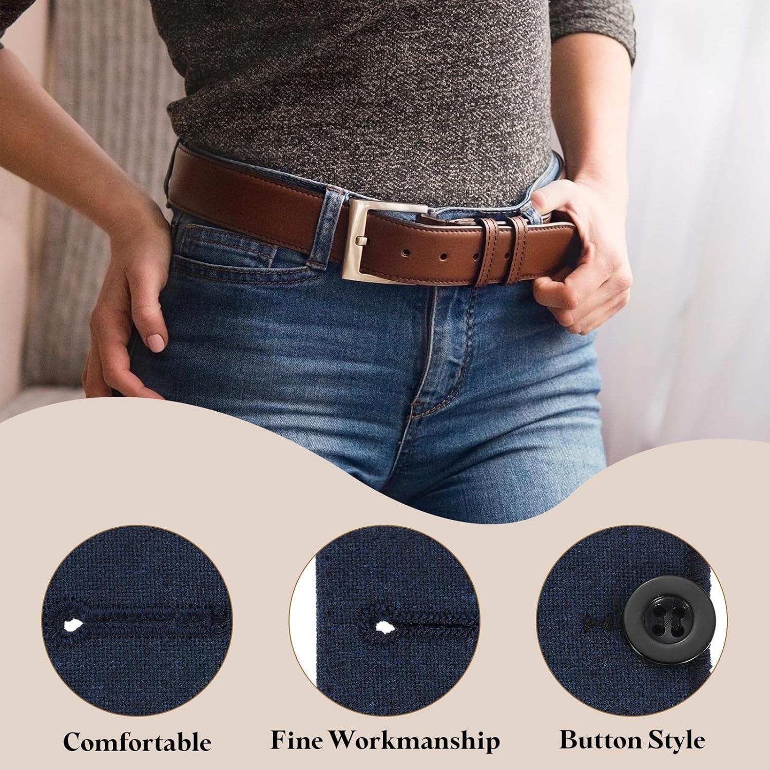 Extensores de Cintura Ajustables uxcell 4 Pcs para Pantalones