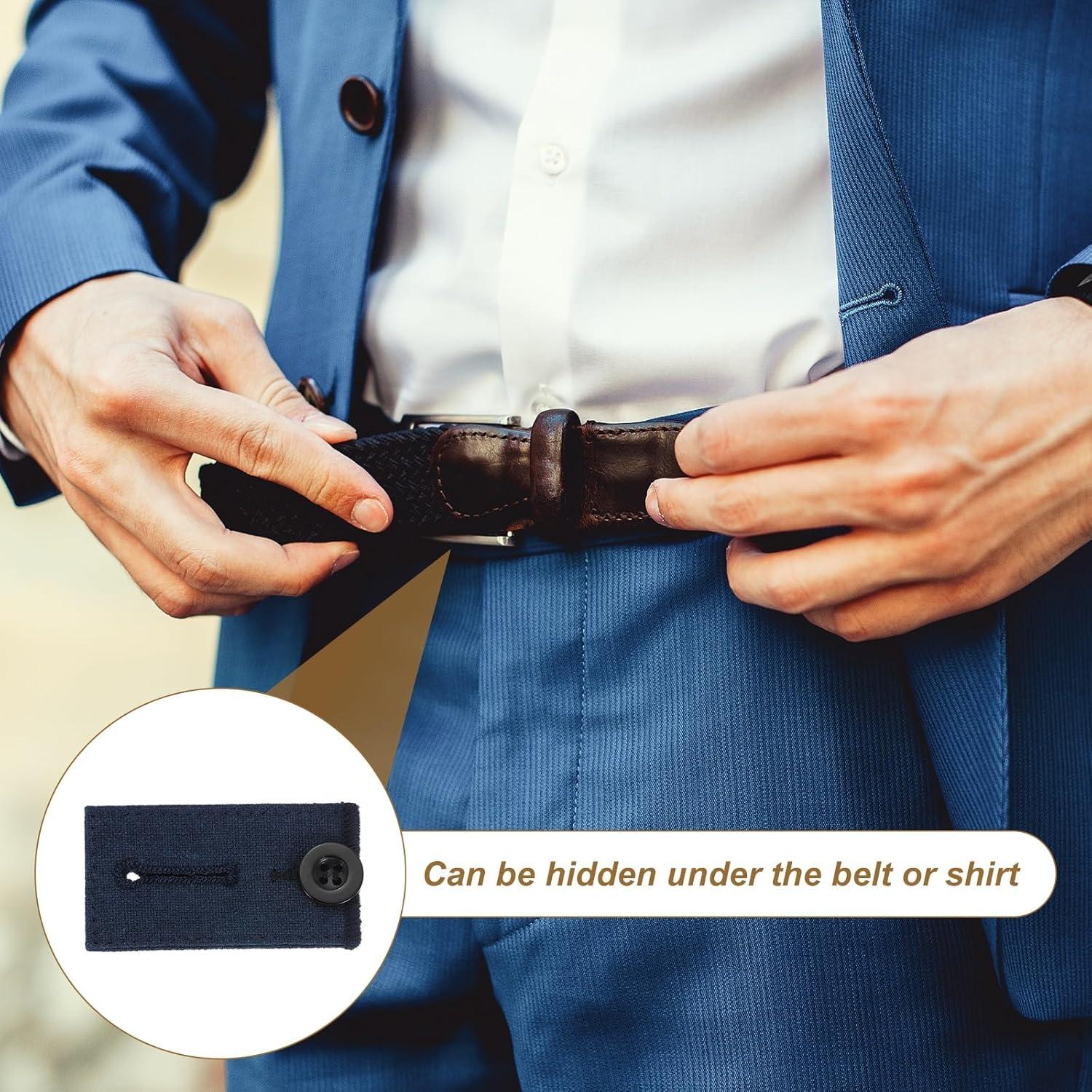 Extensores de Cintura Ajustables uxcell 4 Pcs para Pantalones