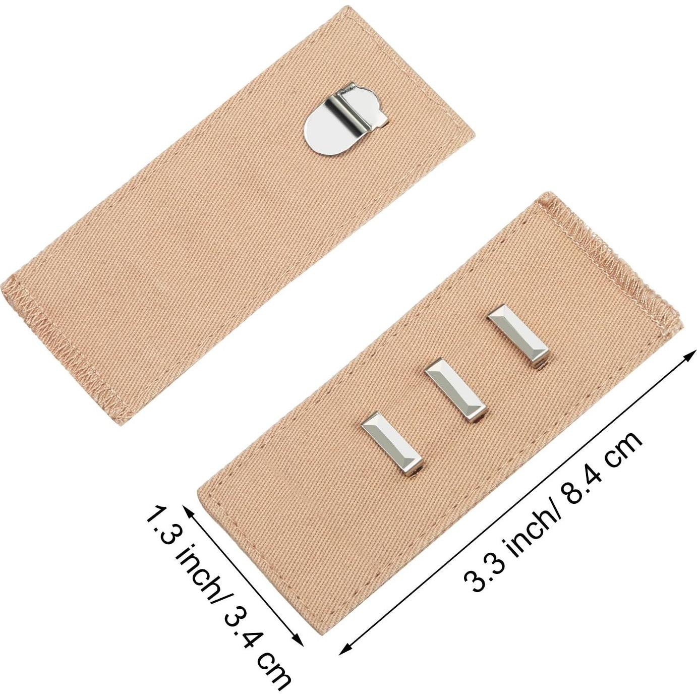 Extensores de Cintura para Pantalones TOODOO 10 Piezas 5 Colores