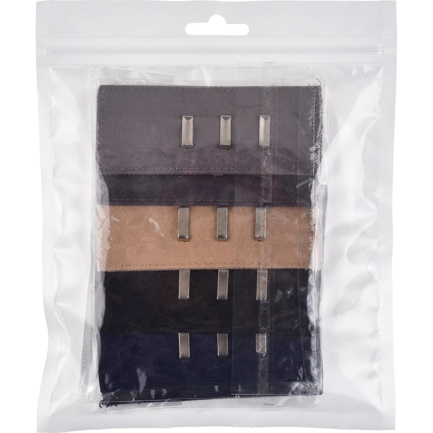 Extensores de Cintura para Pantalones TOODOO 10 Piezas 5 Colores