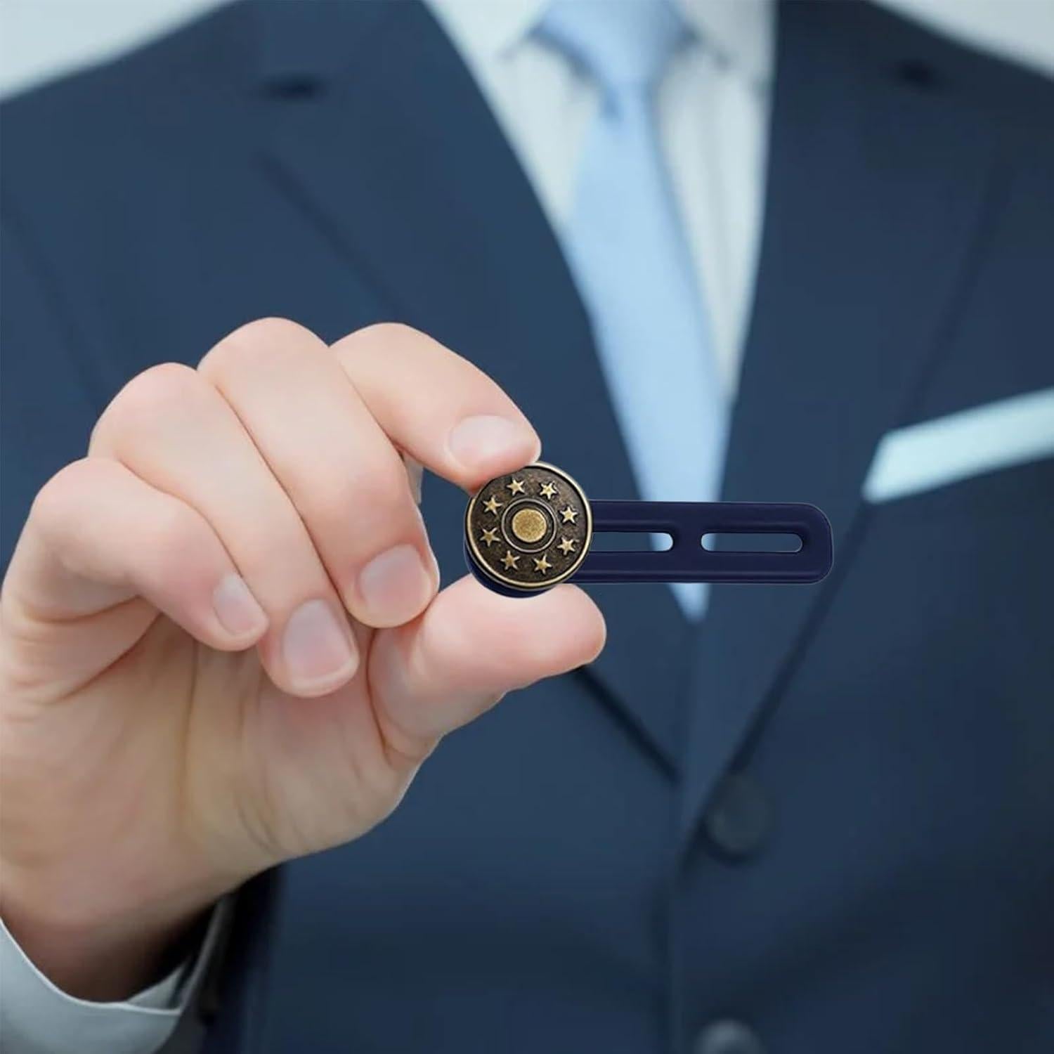 Extensores de Collar y Botón para Camisas y Pantalones Zinmilin - 12 Piezas