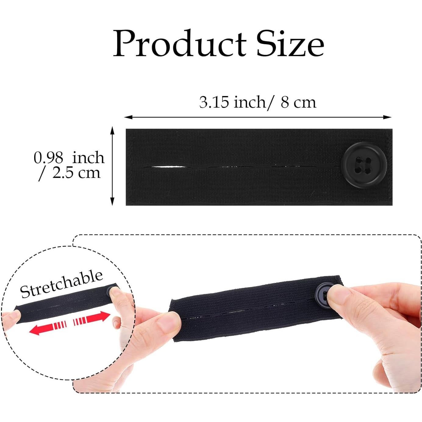 Paquete de 5 Extensores de Cintura Ajustables Xinjoduz