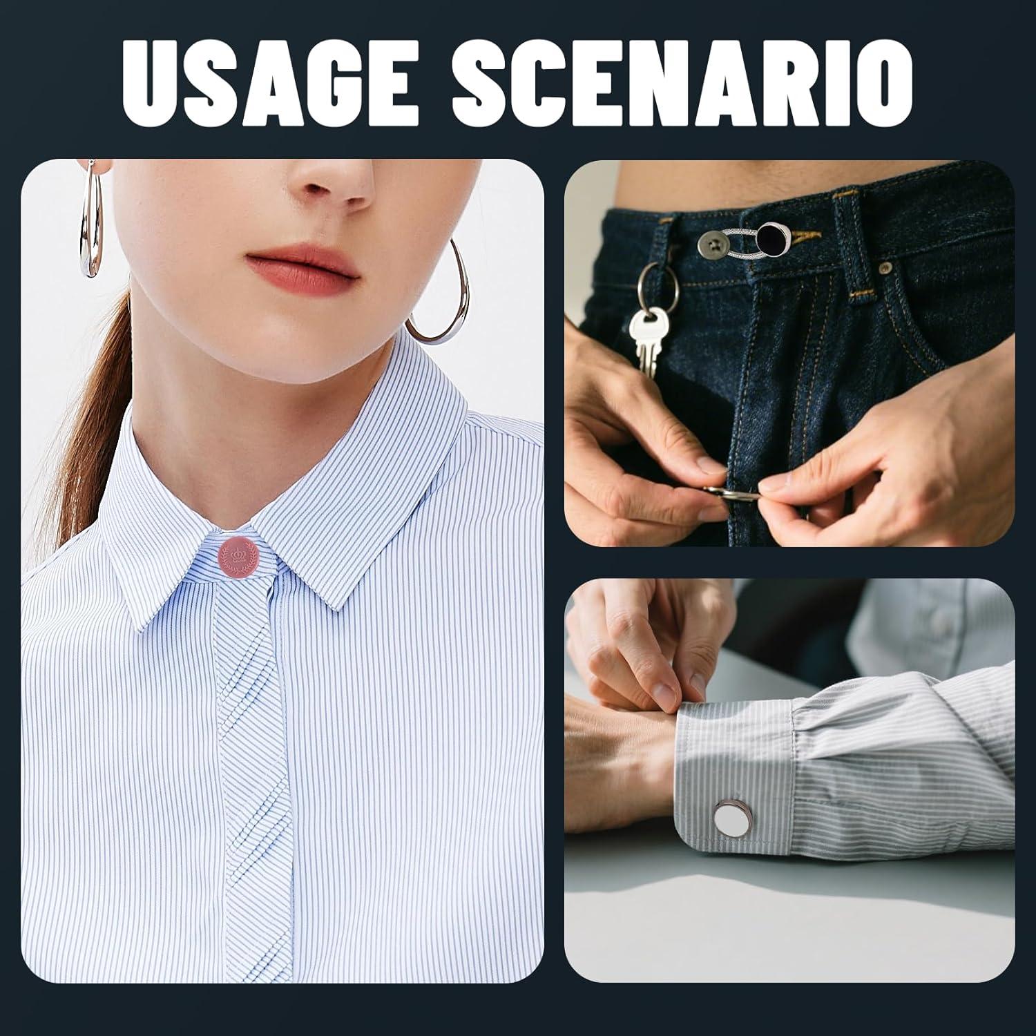 Extensores de Cuello de Camisa Quuztao 36 Pcs 9 Estilos