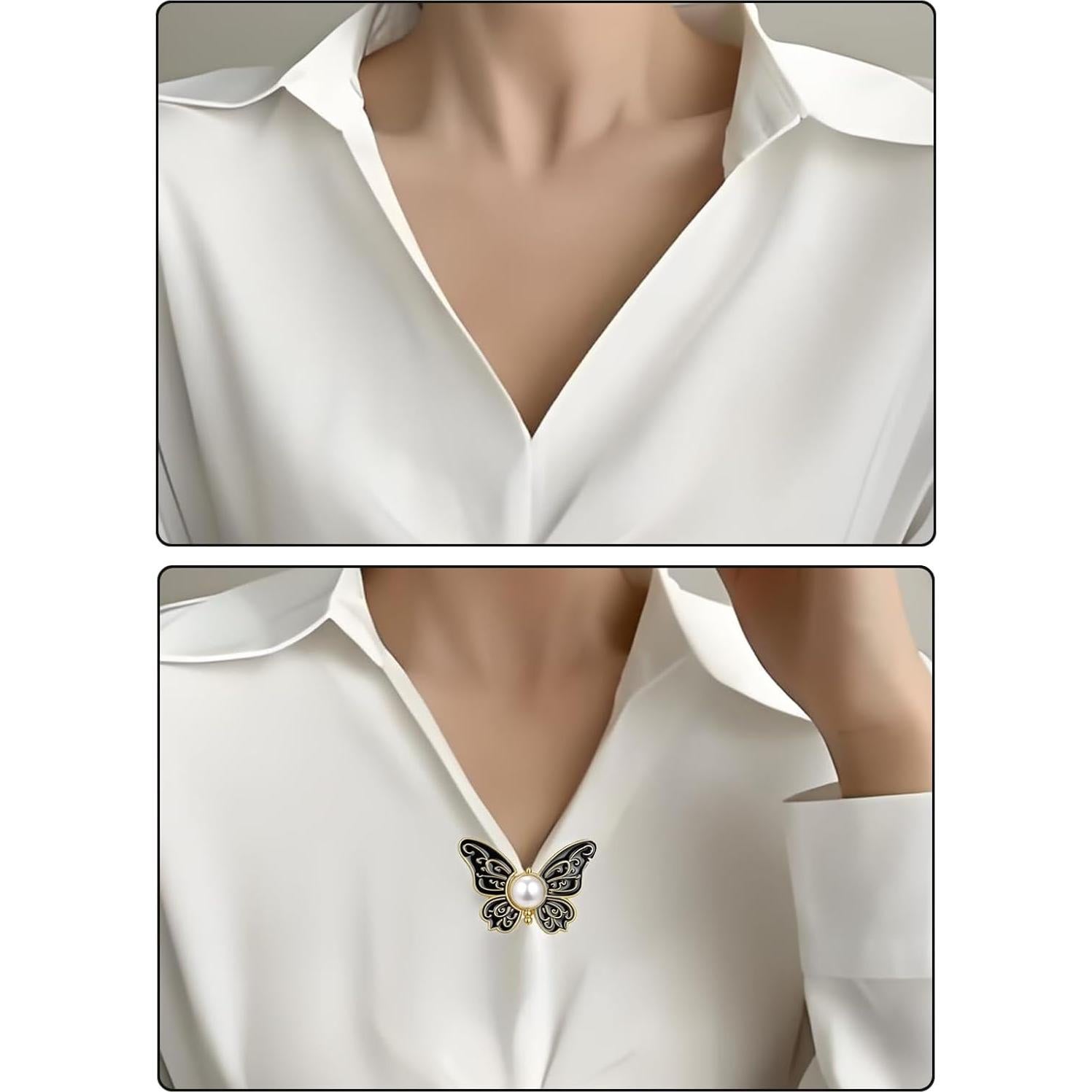 8 Botones Ajustadores de Cintura Mariposa Cieyooni Metal